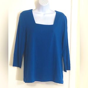Chicos Ultimate T With Square Neckline. Woman’s Size Medium